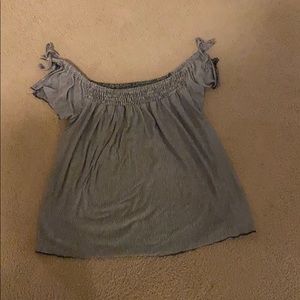 American eagle off the shoulder top